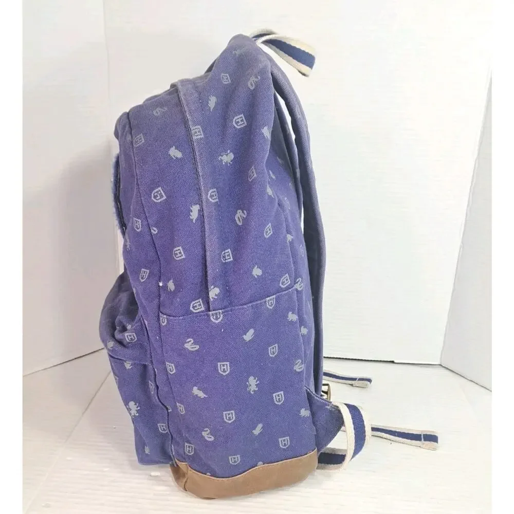 Harry Potter Ravenclaw Canvas Backpack Book Bag Embroidered 16